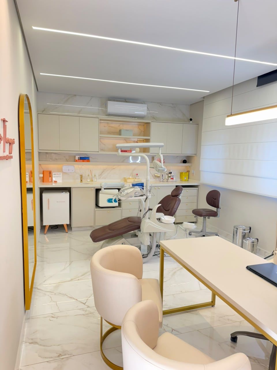 Sala de atendimento do consultório